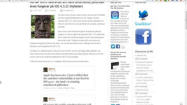 iOS 4.3.2 Untethered Jailbreak Soon i0n1c Exploit Works iPad 1 Jailbroken! смотреть онлайн