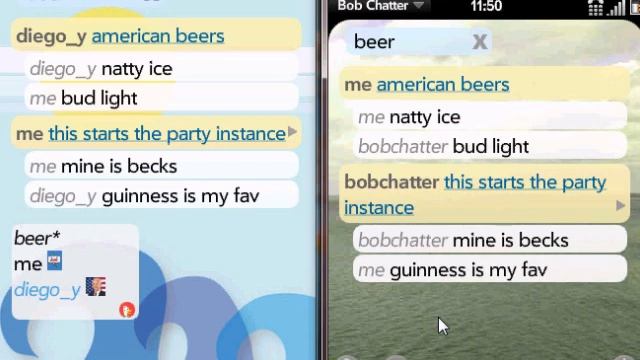 Bob Chatter Mobile Instant Messenger | Chat 1.0.3 "Party" Demo смотреть онлайн