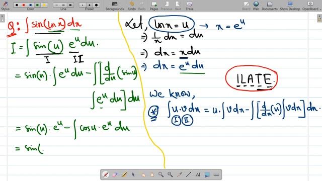 ∫ sin(ln x) dx || Integration-5 || Integration Of Sin(ln x) смотреть онлайн