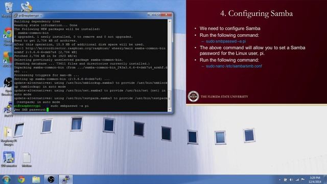Raspberry Pi: Installing Samba смотреть онлайн