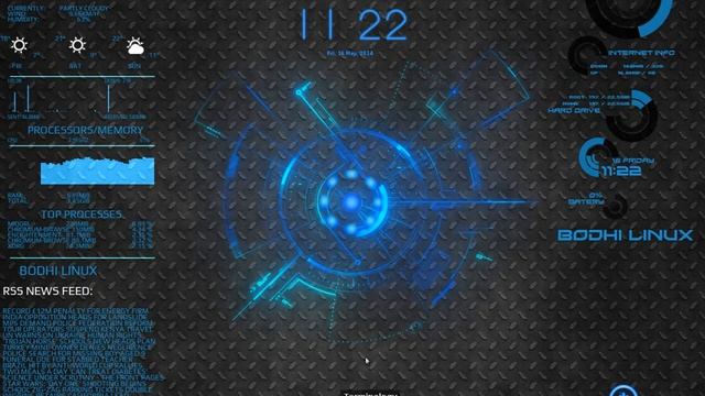 Bodhi Linux JARVIS Theme