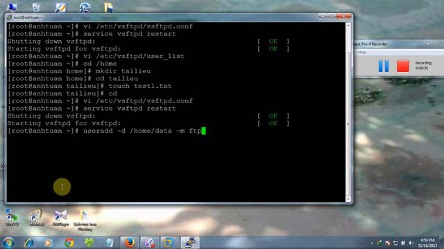 Hướng dẫn cài đặt và cấu hình FTP trong CentOS смотреть онлайн