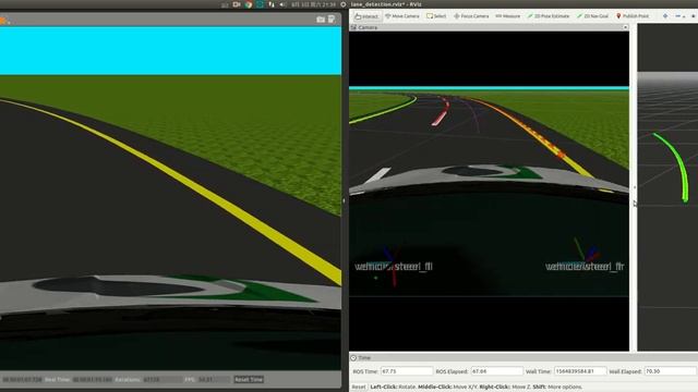 Building a Self-Driving Car in Gazebo: Lane keeping demo смотреть онлайн