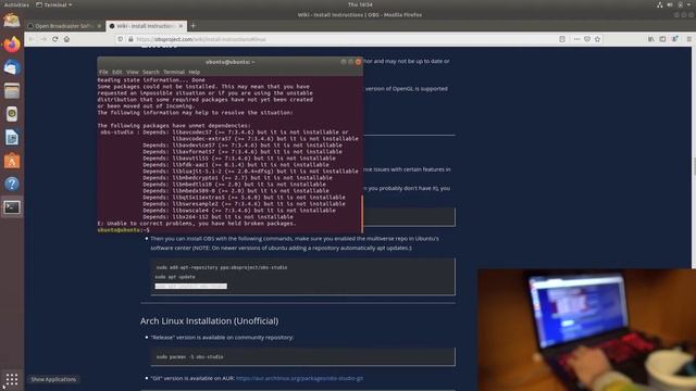 How to Install OBS Studio (Open Broadcaster Software Studio) on Ubuntu Linux смотреть онлайн