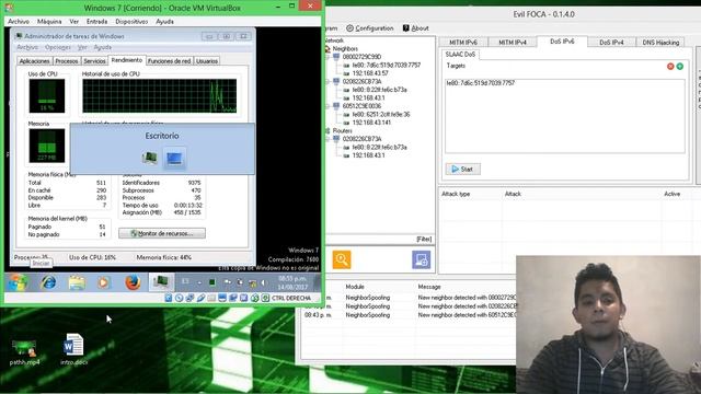 Curso 03.06 Detallando el ataque DoS ipv6 con "Evil Foca" смотреть онлайн