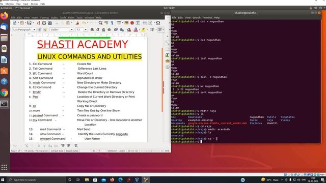 Computer on Office Automation Linux Tamil /Linux Practical Session/COA /THEORY смотреть онлайн