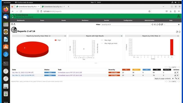 OpenVas Administration - Scans and Assets menu смотреть онлайн