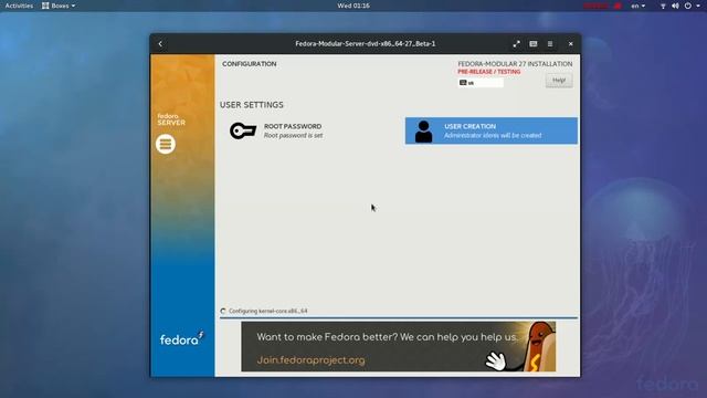 Установка Fedora 27 Modular Server Beta 1 смотреть онлайн