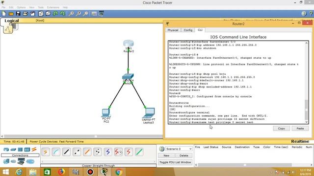 Accessing router through ssh command. смотреть онлайн