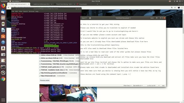TCM-FM2 Tutorial Ubuntu installation video смотреть онлайн