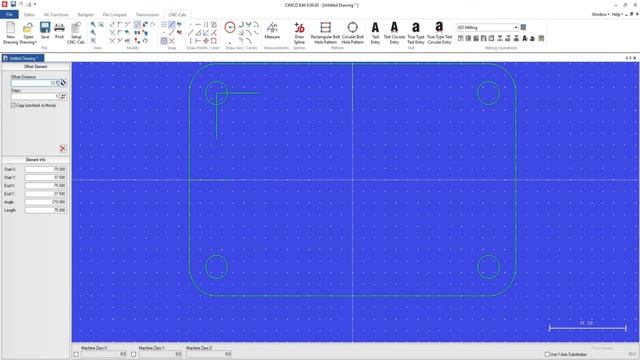 CIMCO : CNC-Calc : การสร้างเส้น 2D เตรียมสำหรับงานกัด Milling смотреть онлайн
