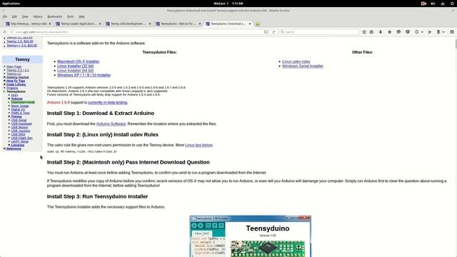 Teensy setup on Linux смотреть онлайн