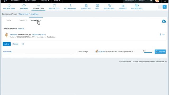 CollabNet TeamForge 8.1 Introduction and Guided Tour смотреть онлайн