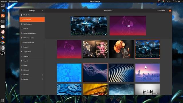 Ubuntu 19.10 - GNOME 3.34: The new Background Settings!! [WIP] смотреть онлайн
