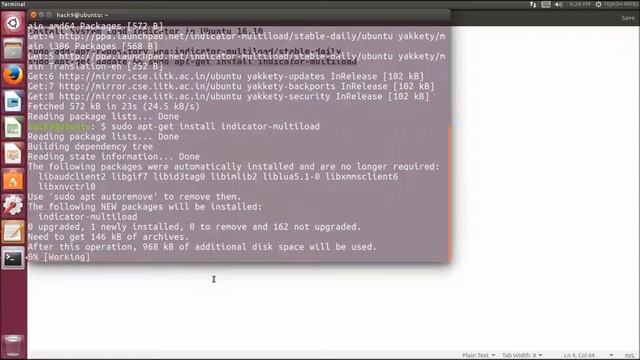 Install System Load Indicator in Ubuntu смотреть онлайн