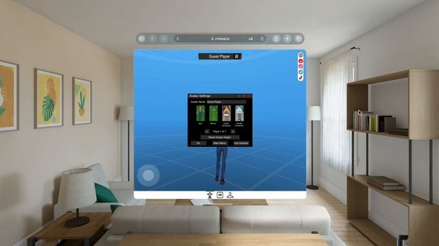 Enable WebXR VR immersive experience on an Apple Vision Pro emulator 2024 смотреть онлайн