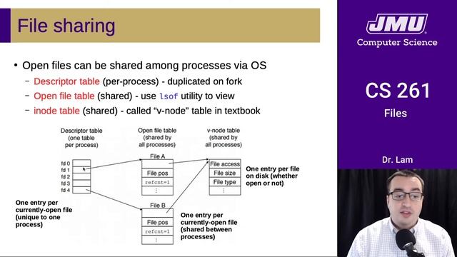 JMU CS261 25 Files Part 04 - OS Structures смотреть онлайн