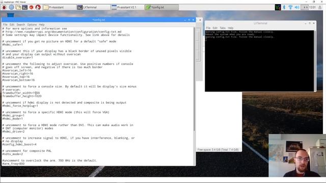 Pi lib: editing the config.txt file. смотреть онлайн