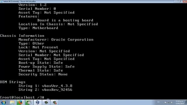 comando dmidecode fedora 20 смотреть онлайн