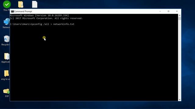 (iconfig) save output of ipconifg in txt file смотреть онлайн