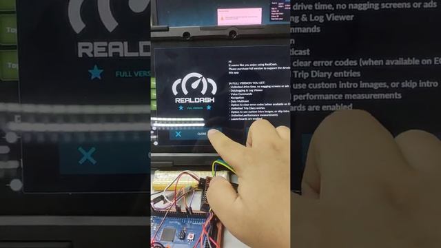 RealDash Integrated with Arduino Mega смотреть онлайн