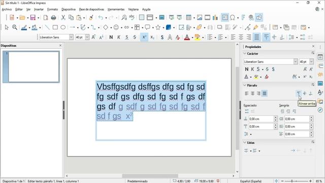 Libreoffice 7. Impress. Cuadros de texto смотреть онлайн