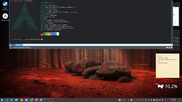 Trying Arch with KDE Plasma | How's the wallpaper? смотреть онлайн