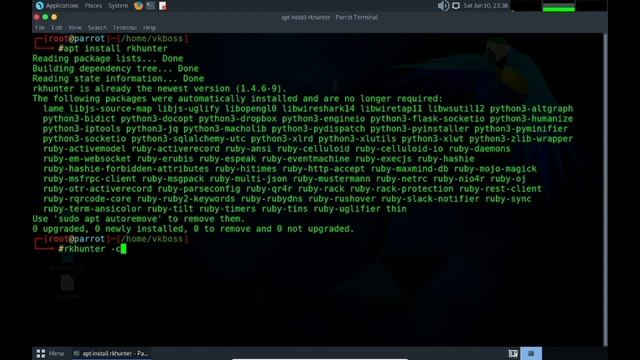 Scan Rootkit With Parrot Os Linux 2023 || Kali Linux Scan Rootkit Detection And Removal смотреть онлайн