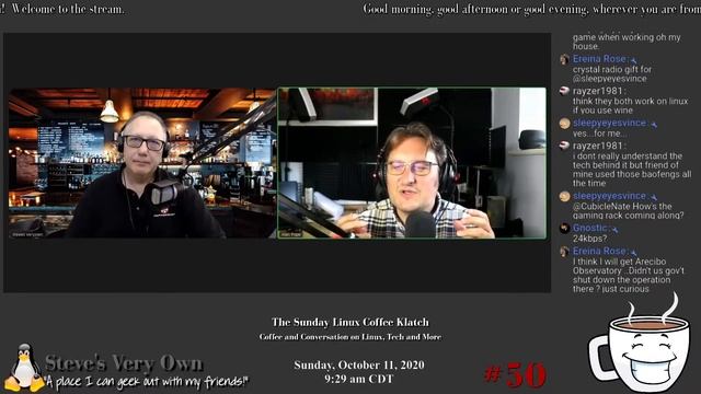 The Sunday Linux Coffee Klatch - Linux, Tech and More - 10/11/2020 смотреть онлайн