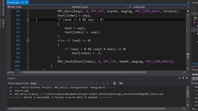 Paralel Programlama - MPI İşhattı ve Böl-Yönet Algoritma Örnekleri смотреть онлайн