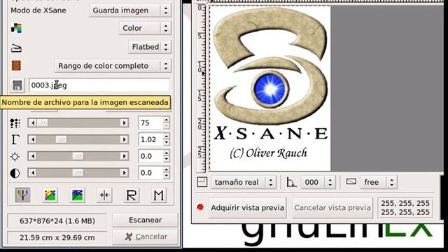 Linux - Herramienta XSANE - Parte 3 - Escanear una revista смотреть онлайн