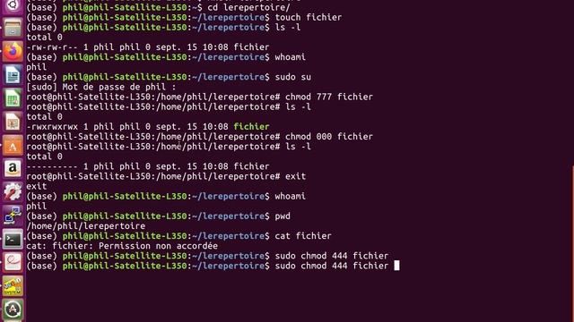 BASH -- 3 (Linux) chmod, ... смотреть онлайн