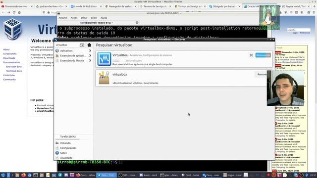 🔴 Dicas Ao Vivo - Pedidos Chrome Skype Virtualbox ETC - LIVE no LINUX смотреть онлайн
