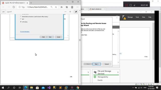 [QUẢN TRỊ MẠNG] - Lab 6.2 - Cài đặt và cấu hình DHCP Relay Agent смотреть онлайн