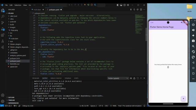 How to create a Native Splash Screen in Flutter #flutter смотреть онлайн