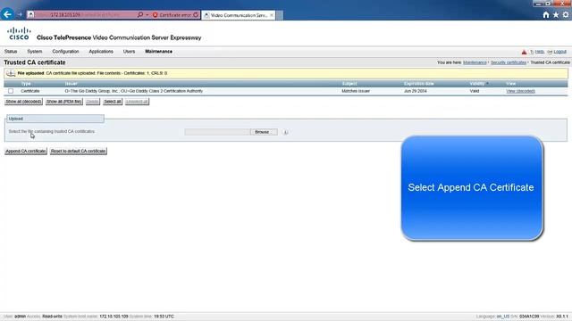 Certificate Stacking on VCS X8 смотреть онлайн