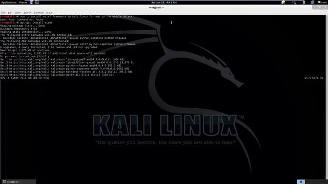 how to install MITMf Framework in kali linux for Man In The Middle attacks смотреть онлайн