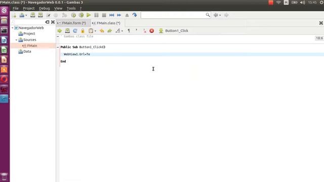 Como criar um navegador no Gambas3(Visual Basic do Linux) смотреть онлайн