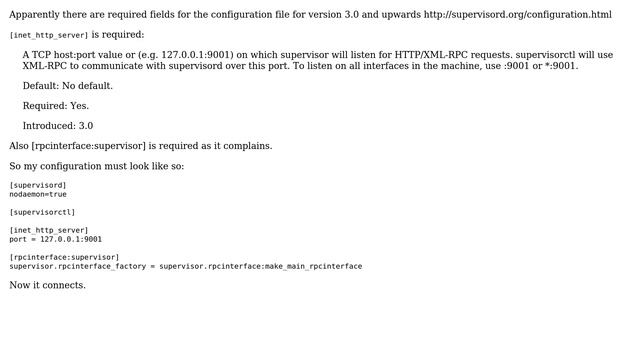 Ubuntu: supervisorctl 3.3.1 http://localhost:9001 refused connection (3 Solutions!!) смотреть онлайн
