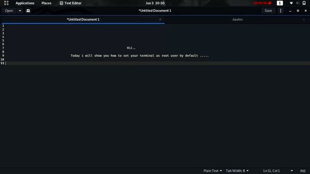 How to set root user default of terminal in kali linux 2020.2 🔥🔥 смотреть онлайн