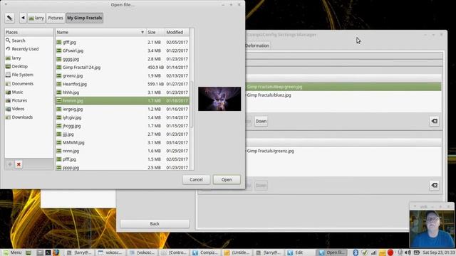 Compiz cube on Linux Mint Mate 18.2 Activated. смотреть онлайн