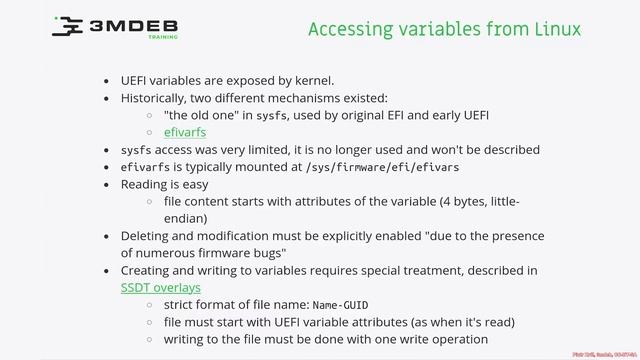 Arch4021: Introductory UEFI 05 04 Accessing Variables from Linux смотреть онлайн