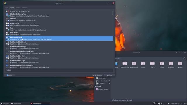 ArcoLinux : 2832 Overview of all the themes, icons and cursors you can select on Calamares installe смотреть онлайн