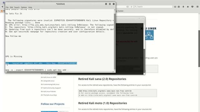 GPG error Update Kali Linux Repository Problem's Solution | SisTech смотреть онлайн