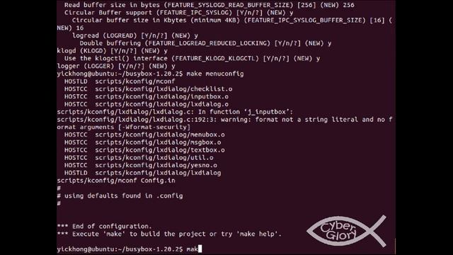 Building busybox for PandaBoard смотреть онлайн