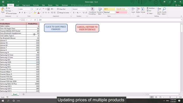Mini Accounting Application + POS developed in MS Excel смотреть онлайн