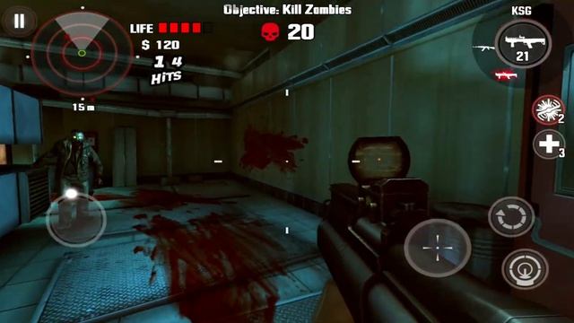 DEAD TRIGGER - Gameplay Walkthrough, Kill zombies, IOS & Android, Part 25 смотреть онлайн