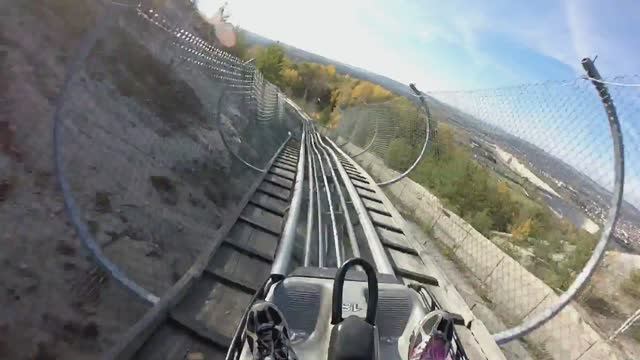 Родельбан г. Хиршау - Монте Каолино. Monte Coaster Monte Kaolino смотреть онлайн