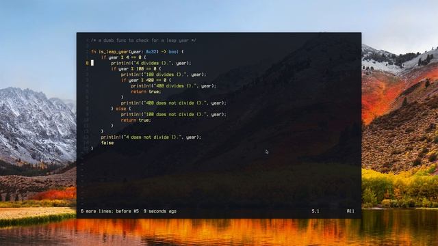 [vim] g on the command line смотреть онлайн
