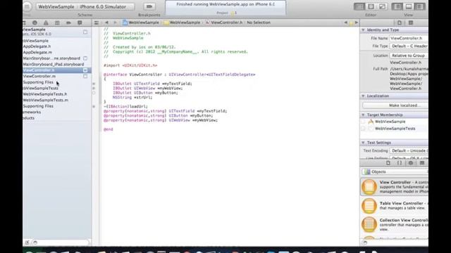 Creating a simple web browser app for iOS смотреть онлайн